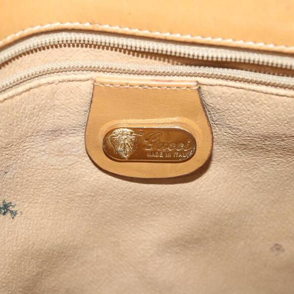 GUCCI Micro GG Canvas Web Sherry Line Shoulder Bag Beige 001 104 - Picture 14 of 16